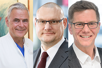 Professor Uwe Janssens, Thomas van den Hooven, Tilmann Müller-Wolff