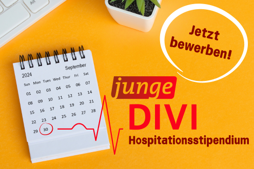 Noch bis 30. September bewerben fÃ¼r Hospitationsstipendium der Jungen DIVI