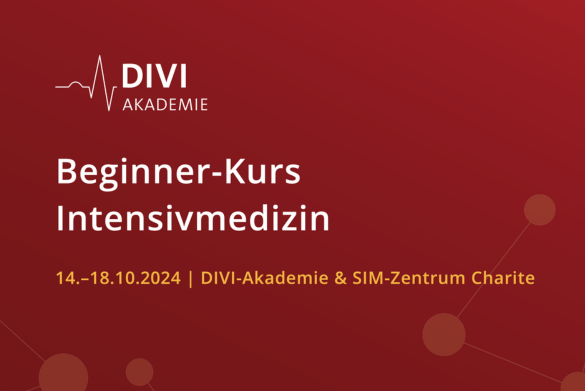 DIVI-Beginner-Kurs Intensivmedizin im Oktober 2024